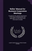 Bolles' Manual for Business Corporation Meetings