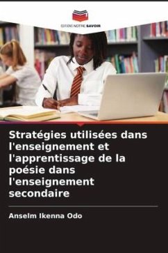 Cover Stratégies utilisées dans l'enseignement et l'apprentissage de la poésie dans l'enseignement secondaire
