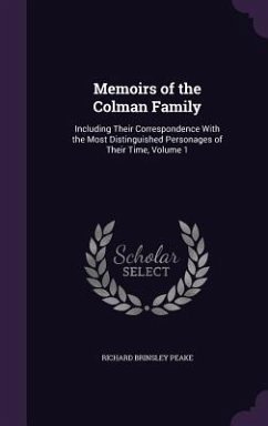 Cover Memoirs of the Colman Family