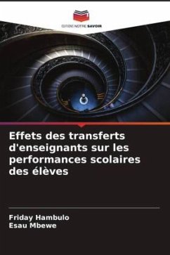 Cover Effets des transferts d'enseignants sur les performances scolaires des élèves