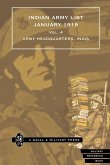 INDIAN ARMY LIST 1919 Volume 4 INDIAN ARMY LIST 1919 Volume 4