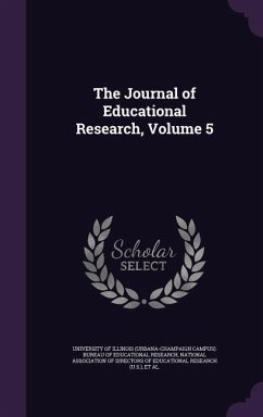 Cover The Journal of Educational Research, Volume 5