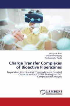 Charge Transfer Complexes of Bioactive Piperazines
