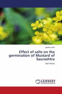 Effect of salts on the germination of Mustard of Saurashtra