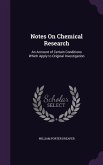 Notes On Chemical Research