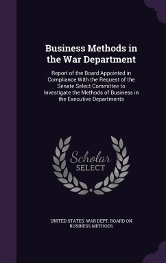 Business Methods in the War Department