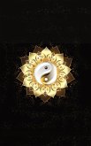 Glowing Golden Ring Yang-Yang Lotus Flower   Diary, Journal, and/or Notebook