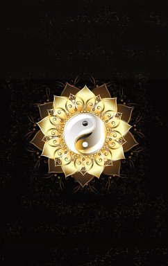 Glowing Golden Ring Yang-Yang Lotus Flower   Diary, Journal, and/or Notebook - Charles, Mina