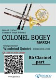 Bb Clarinet part of "Colonel Bogey" for Woodwind Quintet (fixed-layout eBook, ePUB)