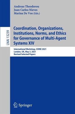 Coordination, Organizations, Institutions, Norms, and Ethics for Governance of Multi-Agent Systems XIV