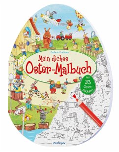 Mein dickes Oster-Malbuch