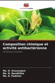 Composition chimique et activité antibactérienne