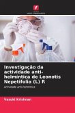 Investigação da actividade anti-helmíntica de Leonotis Nepetifolia (L) R