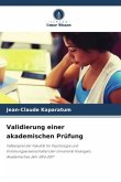 Validierung einer akademischen Prüfung