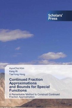 Continued Fraction Approximations and Bounds for Special Functions - Kim, HyonChol;Ri, Kang;Hong, TaeYong