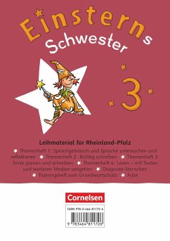 Einsterns Schwester - Sprache und Lesen 3. Schuljahr. Themenhefte 1-4, Training Grundwortschatz und Diagnoseheft im Schuber (Ausgabe Rheinland-Pfalz)