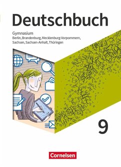 Cover Deutschbuch Gymnasium 9. Schuljahr - Berlin, Brandenburg, Mecklenburg-Vorpommern, Sachsen, Sachsen-Anhalt und Thüringen - Schulbuch