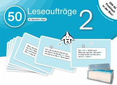 50 Leseaufträge 2 in der Box in Sprechsilben - sternchenverlag GmbH;Langhans, Katrin