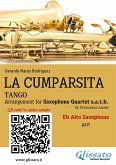 Alto Saxophone part &quote;La Cumparsita&quote; tango for Sax Quartet (fixed-layout eBook, ePUB)