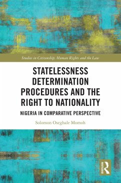 Cover Statelessness Determination Procedures and the Right to Nationality (eBook, PDF)
