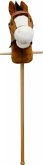 SpielMaus Holz Plüsch Steckenpferd mit Sound, braun, 98 cm