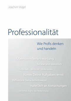 Professionalität (eBook, ePUB) - Vogel, Joachim