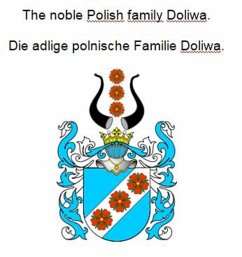 Cover The noble Polish family Doliwa. Die adlige polnische Familie Doliwa. (eBook, ePUB)
