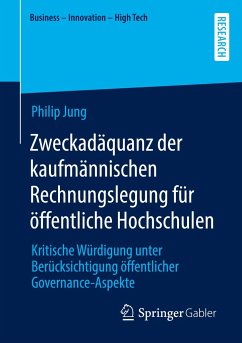Zweckadäquanz der kaufmännischen Rechnungslegung für öffentliche Hochschulen - Jung, Philip