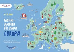 Wissens-Malbuch für Kinder - EUROPA - Bo, Vicky