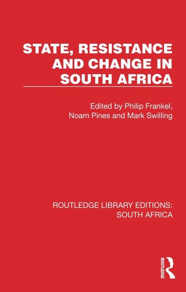State, Resistance and Change in South Africa (eBook, PDF)