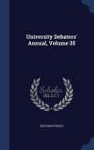 University Debaters' Annual, Volume 25