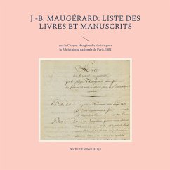 J.-B. Maugérard: Liste des livres et manuscrits