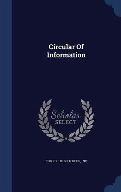 Circular Of Information - Inc, Fritzsche Brothers