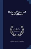Hints On Writing and Speech-Making