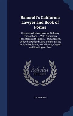 Cover Bancroft's California Lawyer and Book of Forms