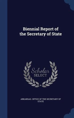 Biennial Report of the Secretary of State