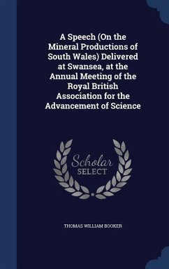 A Speech (On the Mineral Productions of South Wales) Delivered at Swansea, at the Annual Meeting of the Royal British Association for the Advancement - Booker, Thomas William