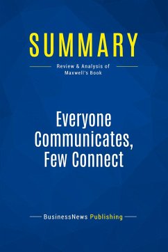 Summary: Everyone Communicates, Few Connect - Businessnews Publishing