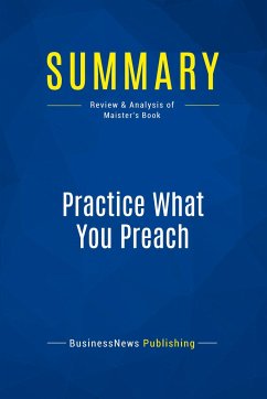 Summary: Practice What You Preach - Businessnews Publishing
