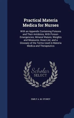 Practical Materia Medica for Nurses - Stoney, Emily A M