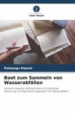 Boot zum Sammeln von Wasserabfällen