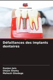 Défaillances des implants dentaires