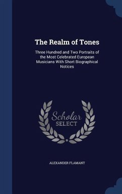 The Realm of Tones: Three Hundred and Two Portraits of the Most Celebrated European Musicians With Short Biographical Notices - Flamant, Alexander