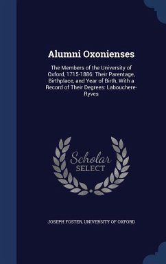 Alumni Oxonienses - Foster, Joseph