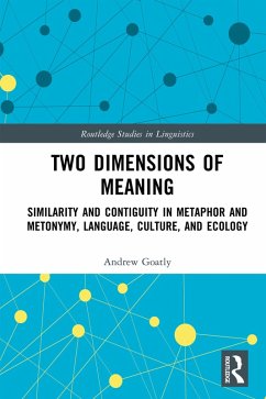 Two Dimensions of Meaning (eBook, PDF) - Goatly, Andrew