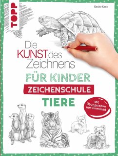 Die Kunst des Zeichnens für Kinder Zeichenschule - Tiere (eBook, PDF) - Keck, Gecko