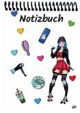 A 4 Notizblock Manga Enora, weiß, liniert