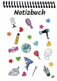 A 4 Notizblock Manga Items, weiß, liniert