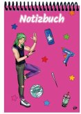 A 4 Notizblock Manga Quinn, pink, liniert
