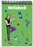 A 5 Notizblock Manga Quinn, grün, liniert